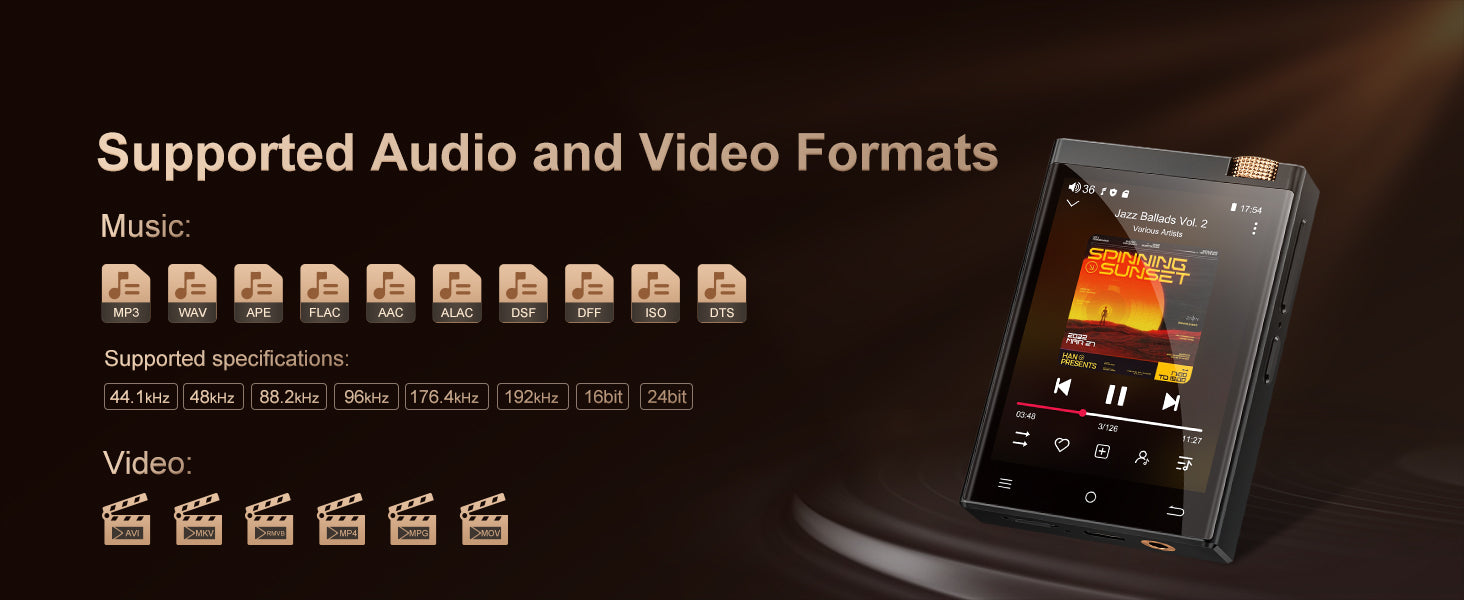 Oilsky Hi-Fi MP3 Player – Bluetooth & WiFi