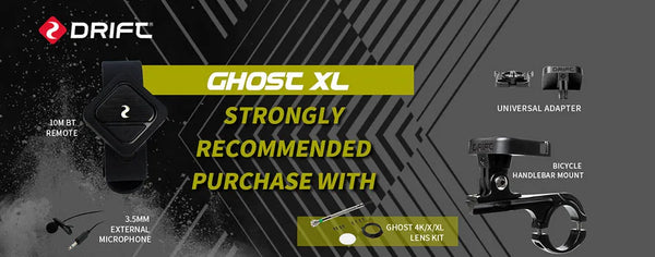 Drift Innovation Ghost XL – 1080p HD Action Camera with Rotating Lens