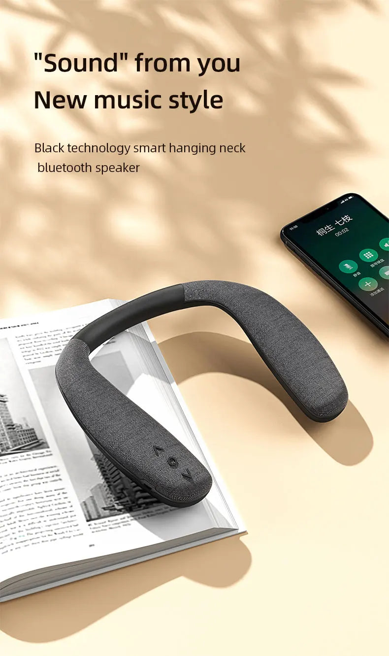 EBS-908 Wearable Neckband Speaker – Bluetooth 5.0 Surround Sound