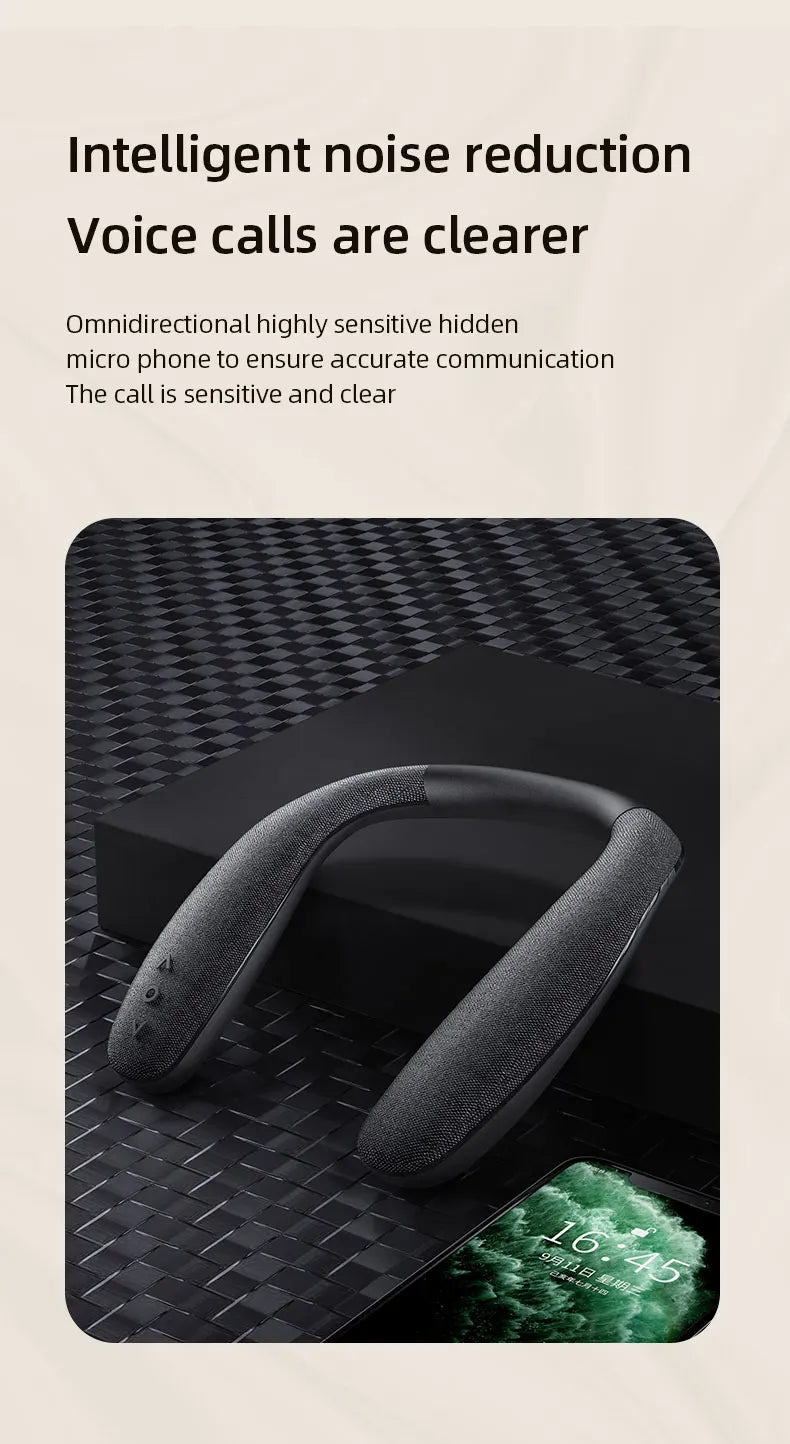 EBS-908 Wearable Neckband Speaker – Bluetooth 5.0 Surround Sound
