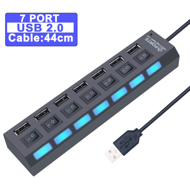USB 3.0 Hub – 4/7 Port Multi Splitter