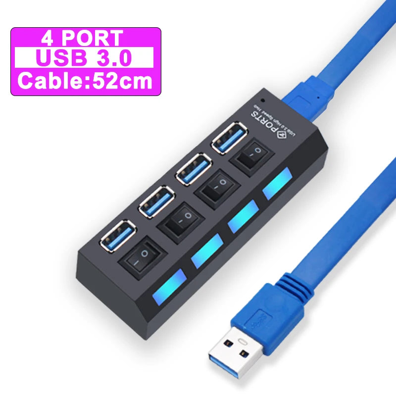 USB 3.0 Hub – 4/7 Port Multi Splitter