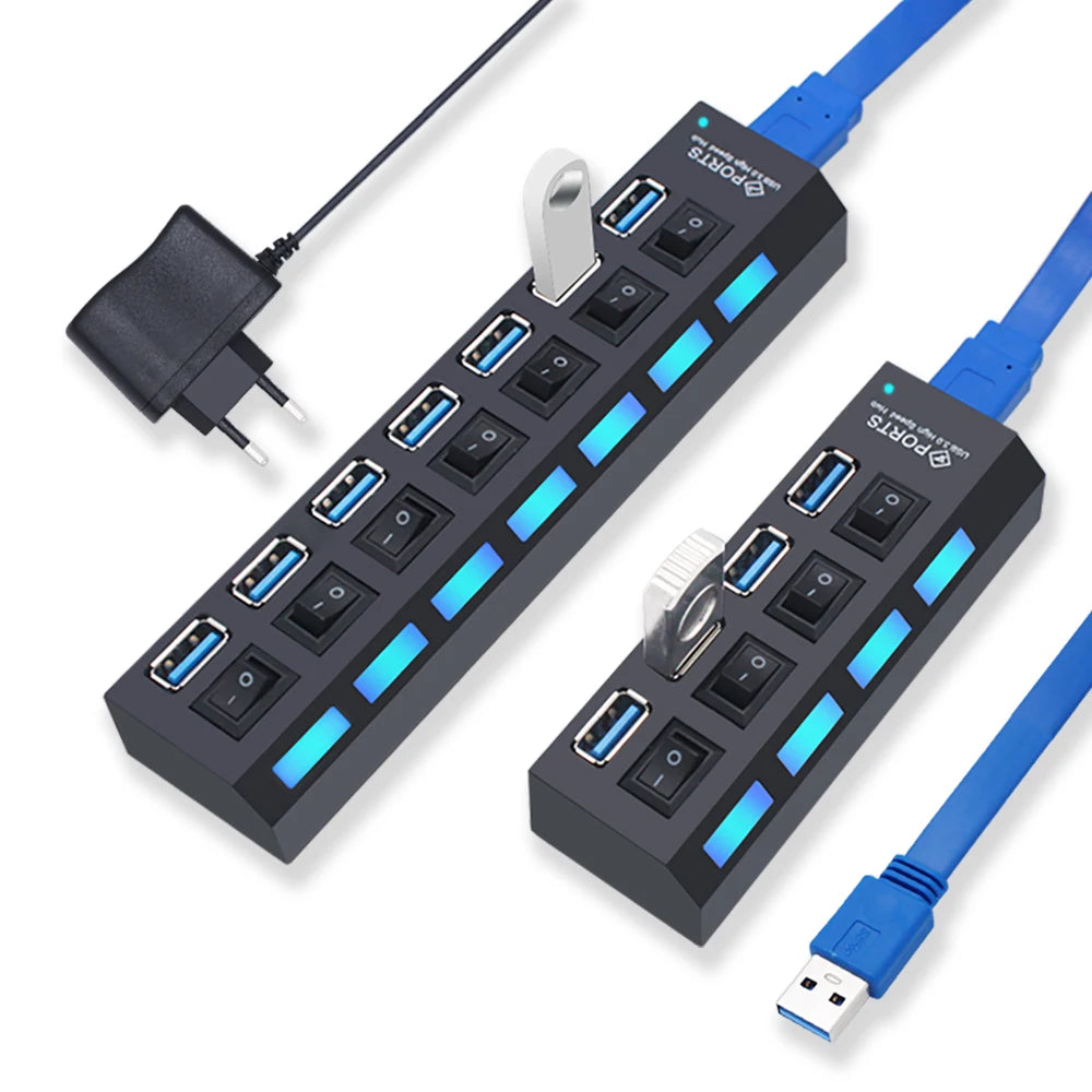 USB 3.0 Hub – 4/7 Port Multi Splitter