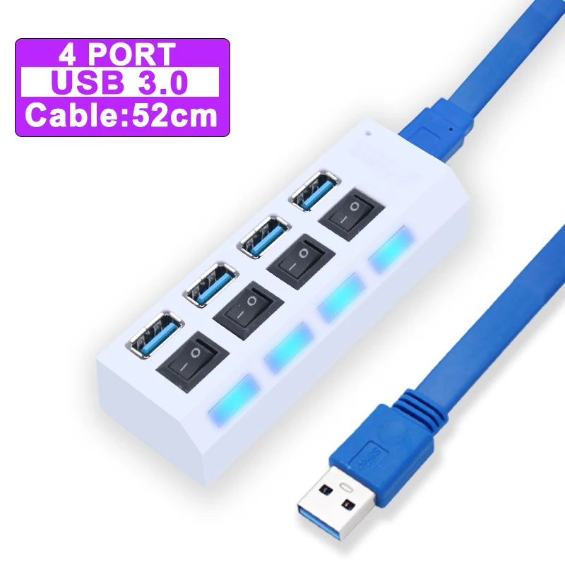 USB 3.0 Hub – 4/7 Port Multi Splitter