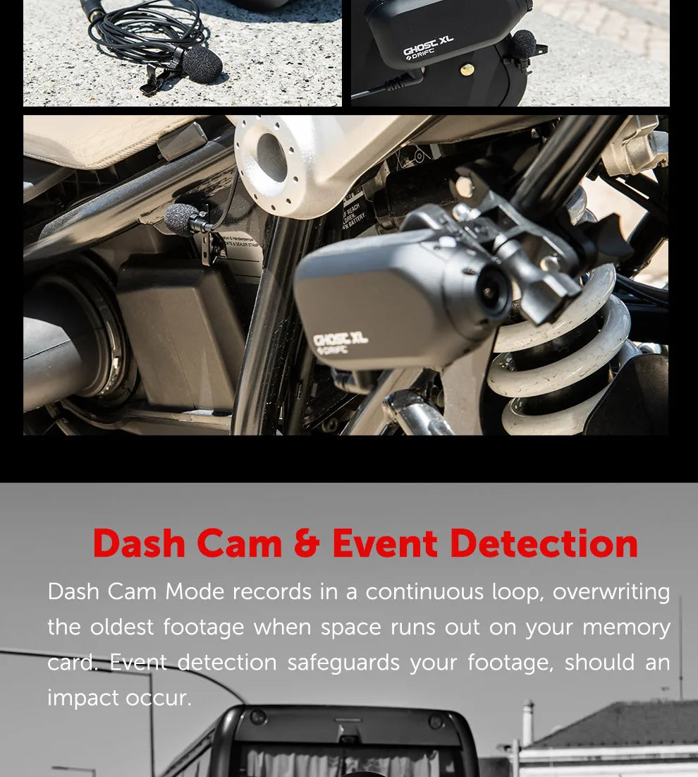 Drift Innovation Ghost XL – 1080p HD Action Camera with Rotating Lens