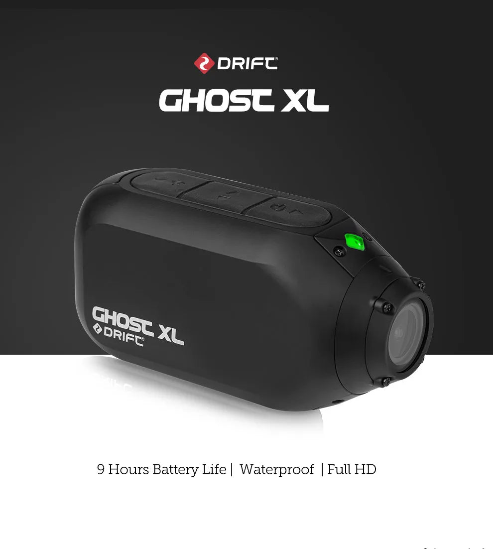 Drift Innovation Ghost XL – 1080p HD Action Camera with Rotating Lens