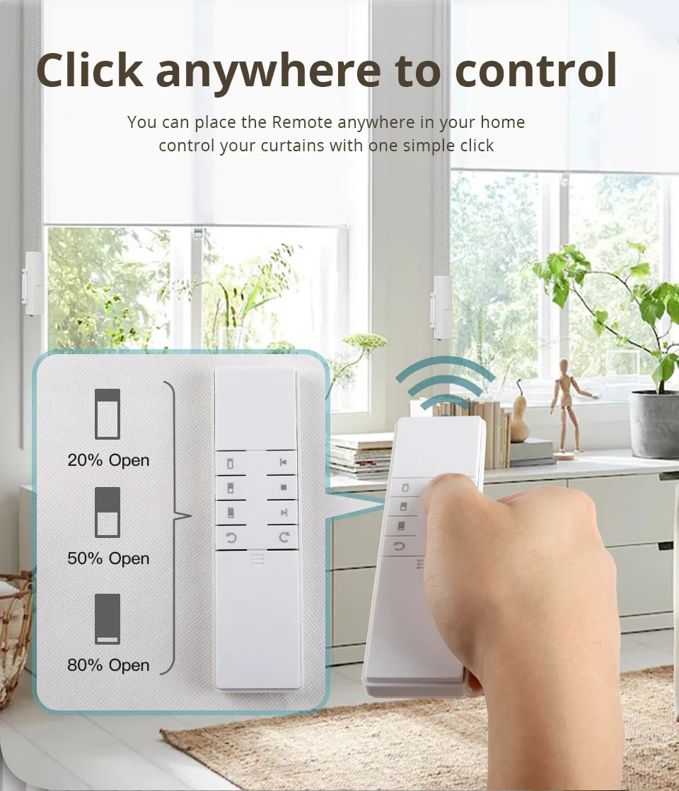 Zemismart Zigbee Smart Roller Shade Motor – Battery Powered