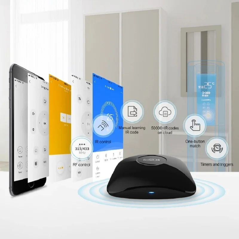 Broadlink RM4 Pro – IR & RF Universal Smart Remote