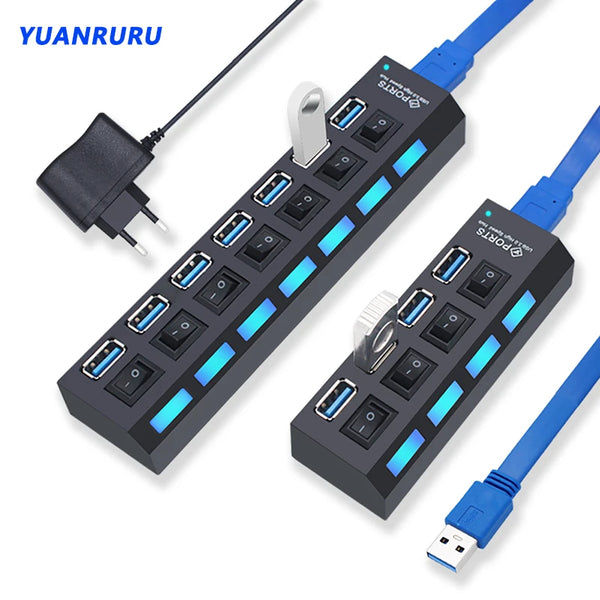 USB 3.0 Hub – 4/7 Port Multi Splitter