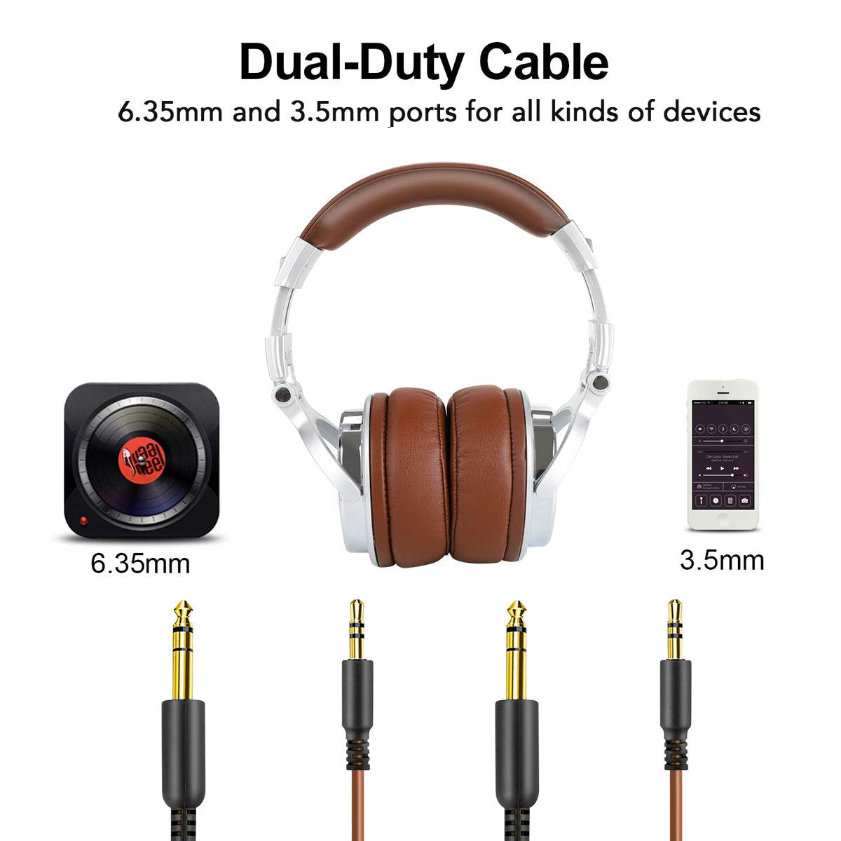 OneOdio Pro 30 Studio DJ Headphones – Wired Over-Ear with Mic