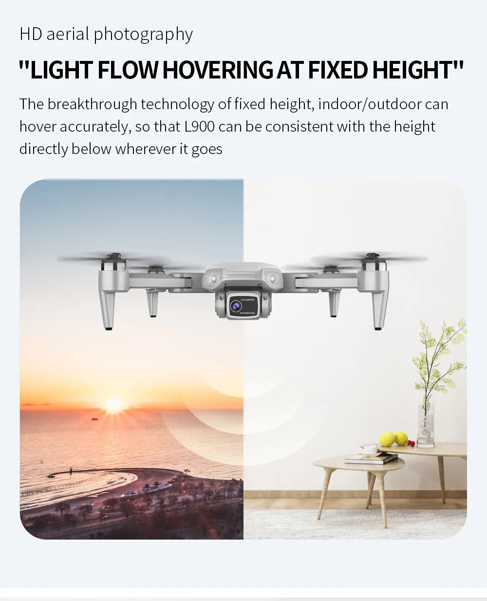 L900 Pro GPS Drone with 4K Dual Camera