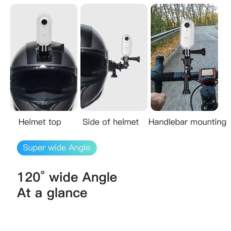 4K Outdoor Sports Action Camera – Helmet & Bike Mini Cam