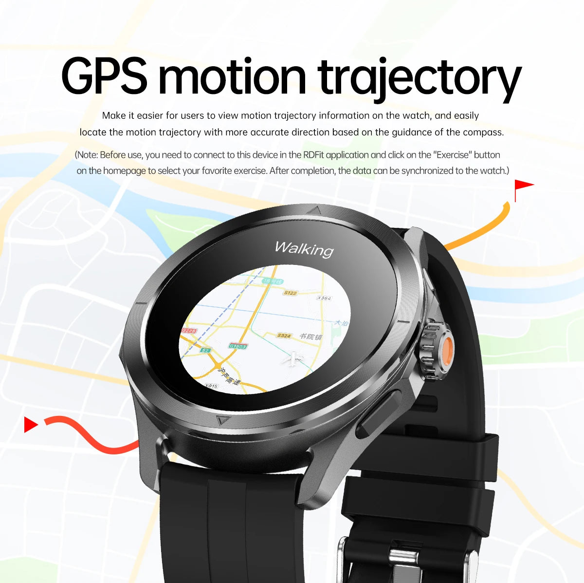 Xiaomi S4 Ultra Smartwatch – HD AMOLED, GPS, Heart Rate & Bluetooth