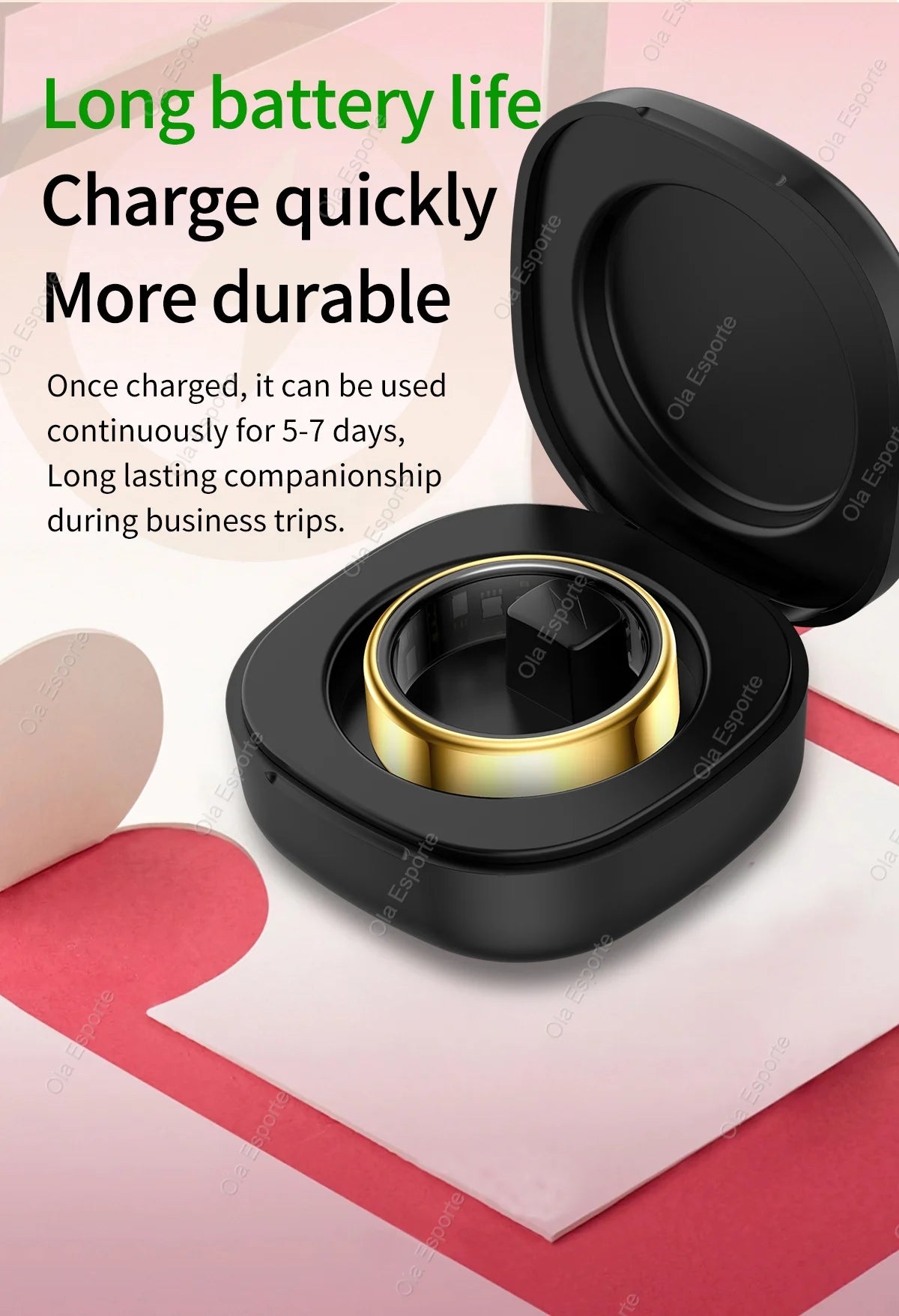 Smart Ring – Bluetooth Heart Rate & Health Monitor