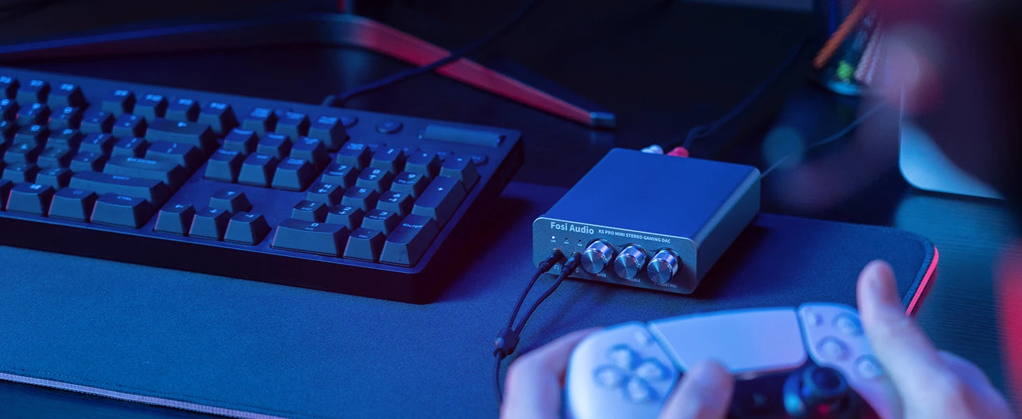 Fosi Audio K5 PRO – USB DAC & Headphone Amplifier