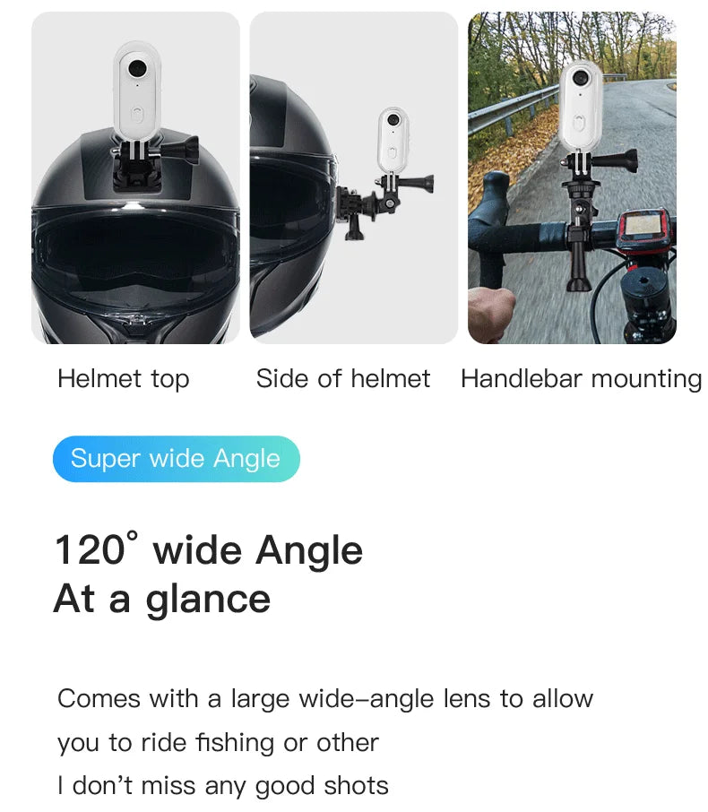 4K Outdoor Sports Action Camera – Helmet & Bike Mountable