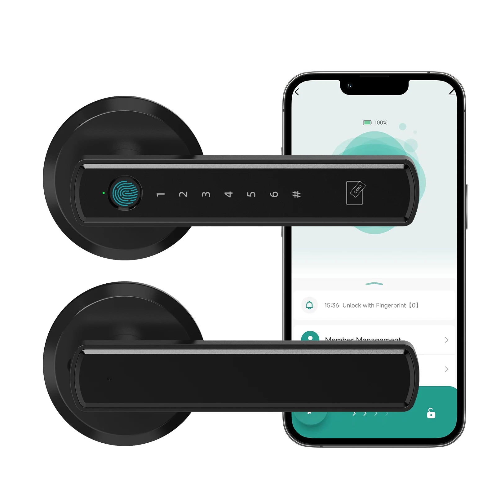 Viladepot Smart Fingerprint Door Lock – Touchscreen Keypad