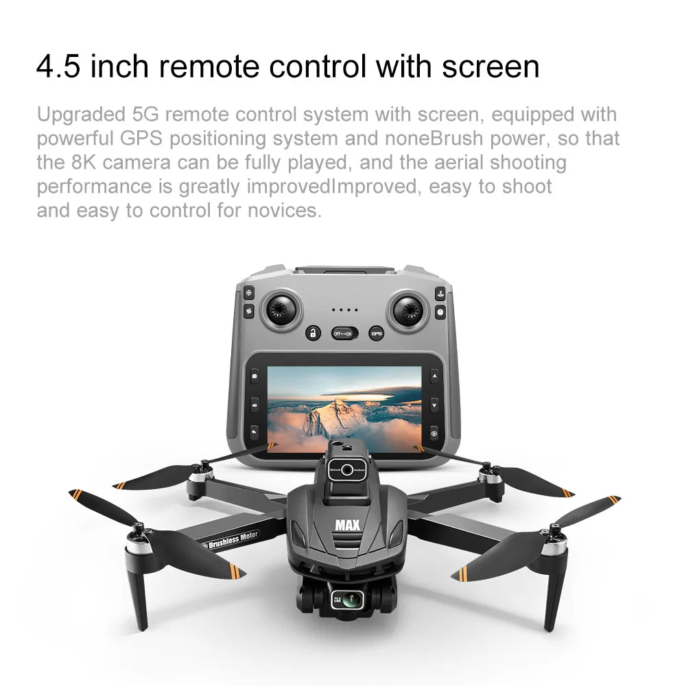 2025 V168 Pro MAX GPS Drone with 8K HD Camera