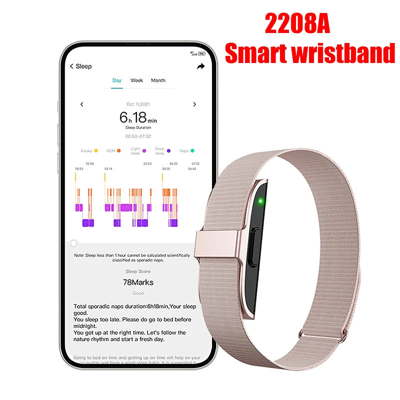 2208A Smart Bracelet – Heart Rate & Fitness Tracker