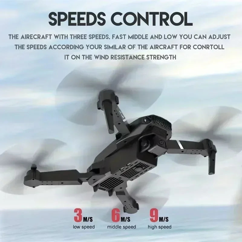 E88Pro 4K Drone – Dual HD Camera, Foldable WiFi FPV Quadcopter