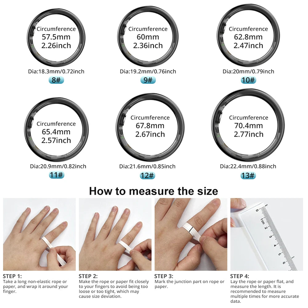 COLMI R09 Smart Ring – 2024 Health Tracker