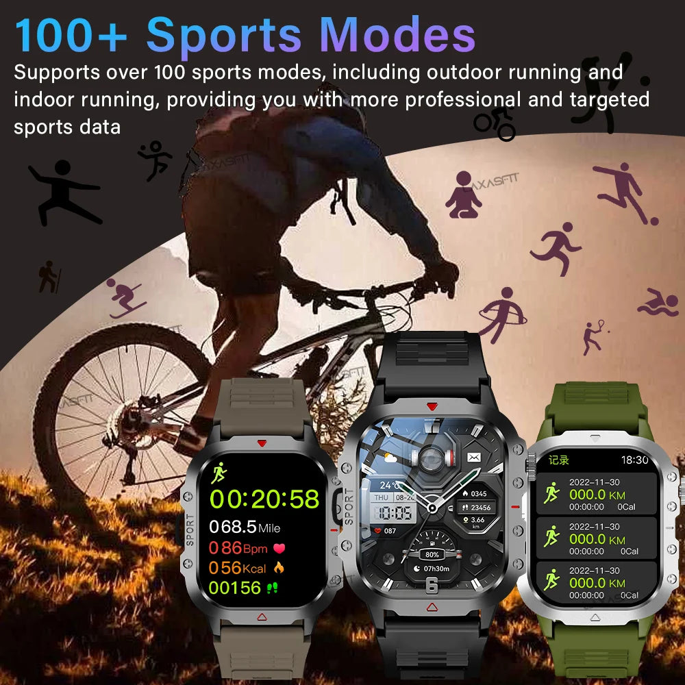 KESHUYOU Outdoor Sports Smart Watch – 2.01″ HD