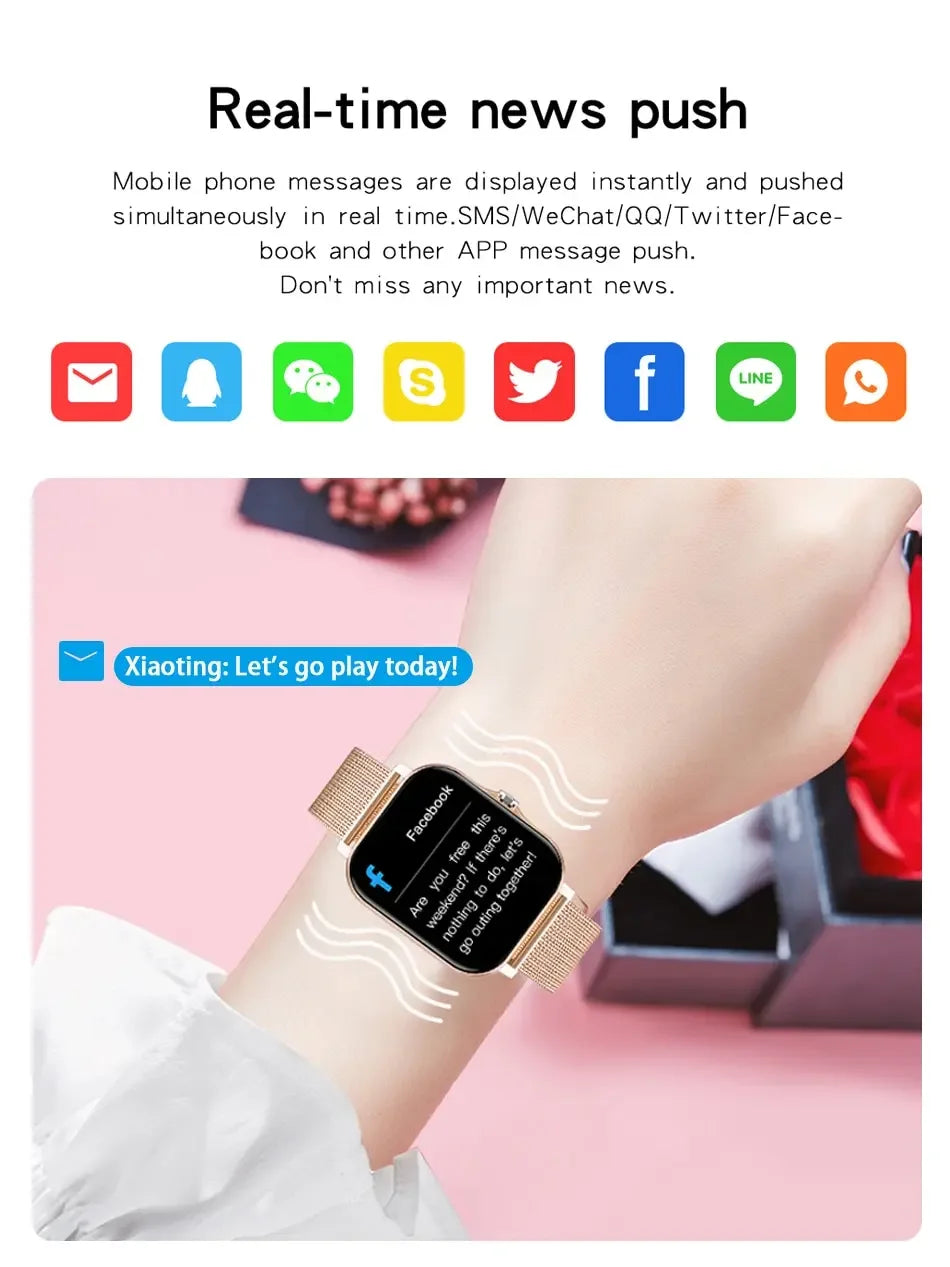 2024 Bluetooth Smart Watch – Touch Call & Fitness Tracker