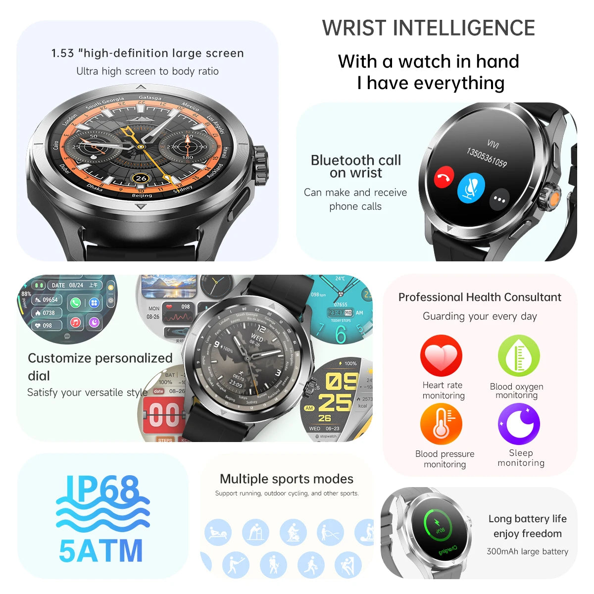 Xiaomi S4 Ultra Smartwatch – HD AMOLED, GPS, Heart Rate & Bluetooth