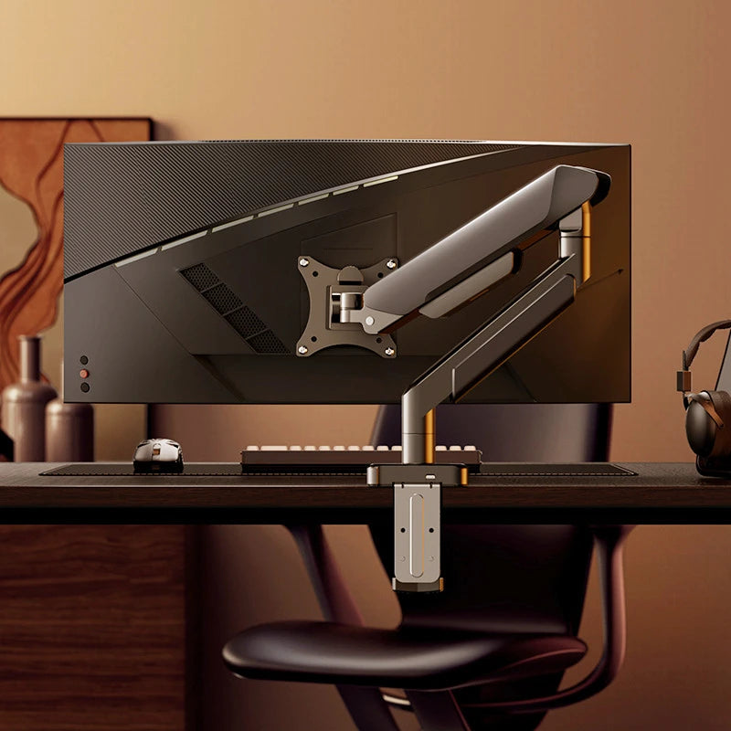 Universal Single Monitor Mount – Up to 32" Adjustable Desk Bracket
