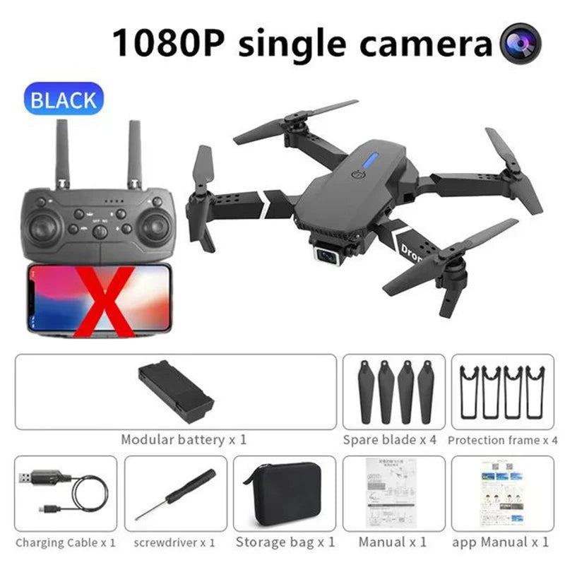 2024 E88 Pro WiFi FPV Drone with 4K/1080P Camera