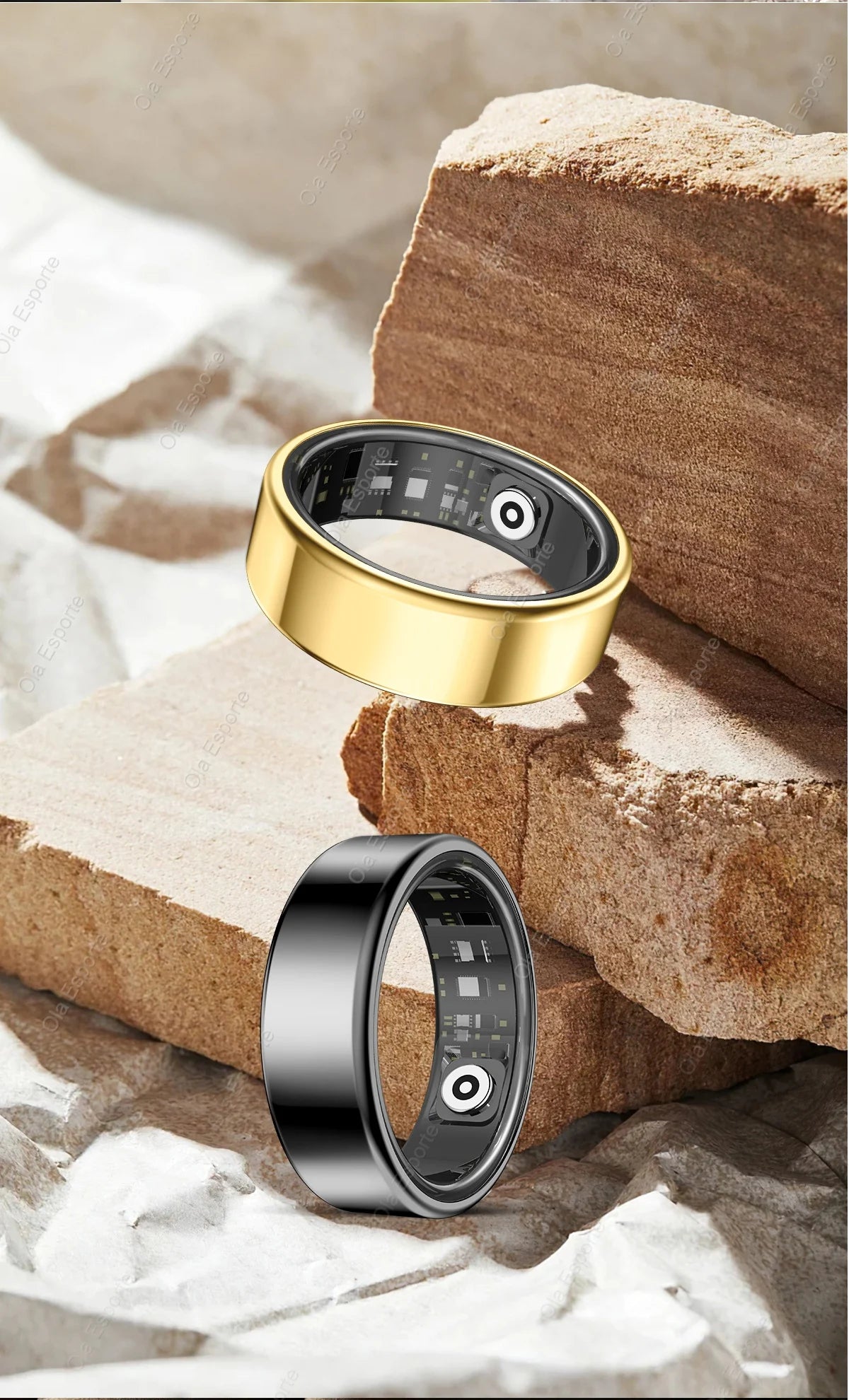 Smart Ring – Bluetooth Heart Rate & Health Monitor