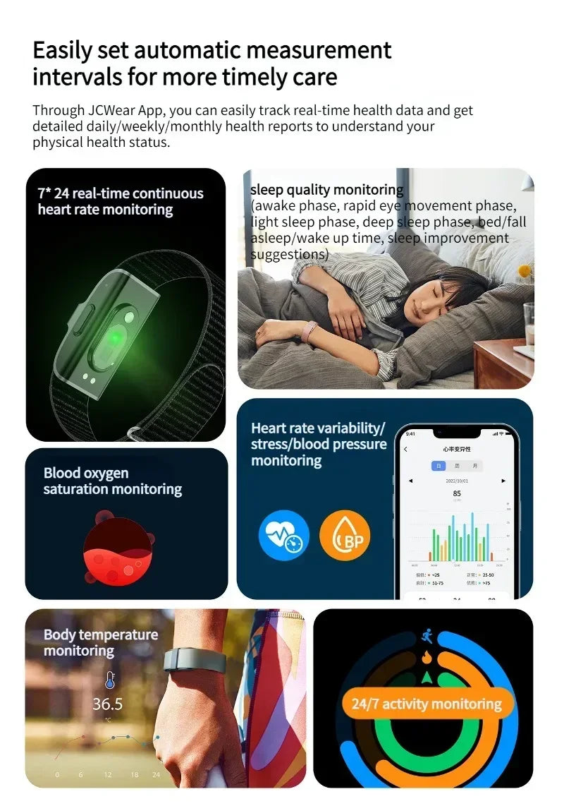 2208A Smart Bracelet – Heart Rate & Fitness Tracker
