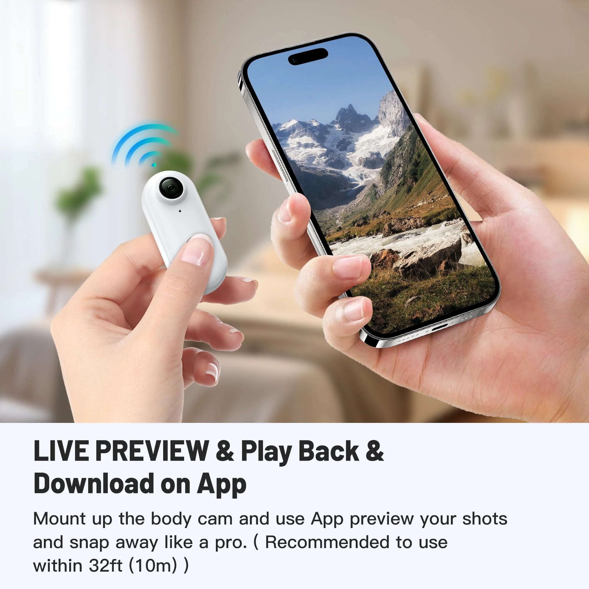 4K Outdoor Sports Action Camera – Helmet & Bike Mini Cam