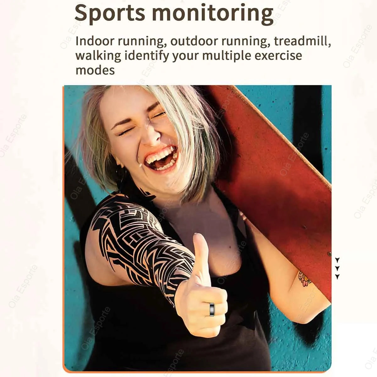 Smart Ring – Bluetooth Heart Rate & Health Monitor