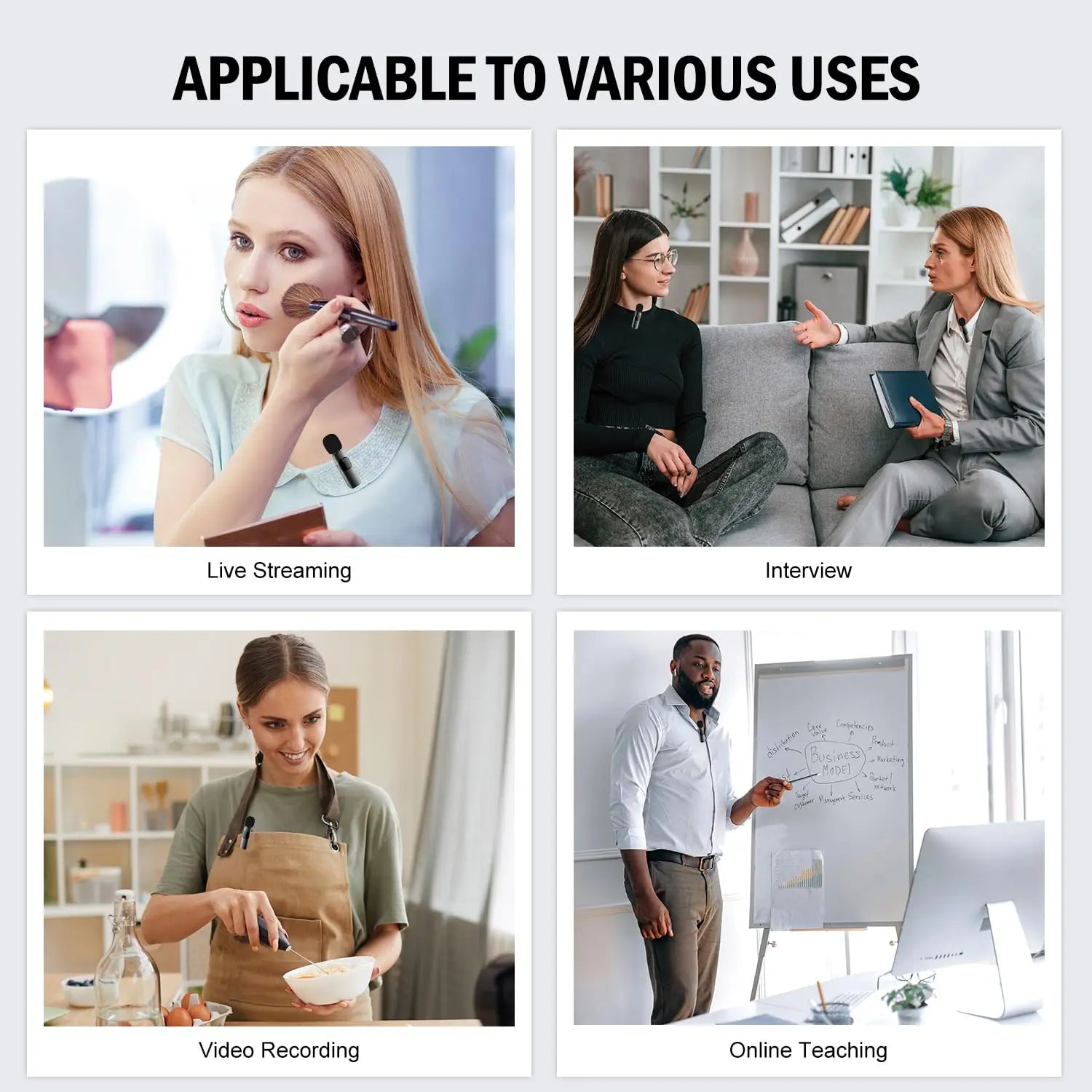 Basix Wireless Lavalier Microphone – Mini Windproof