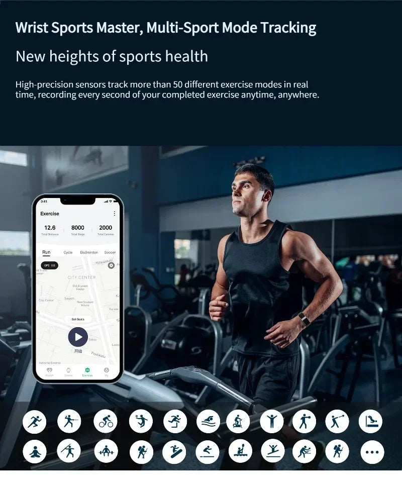 2208A Smart Bracelet – Heart Rate & Fitness Tracker