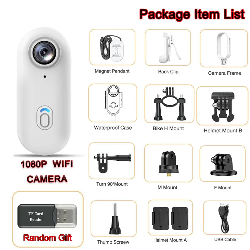 4K Outdoor Sports Action Camera – Helmet & Bike Mountable