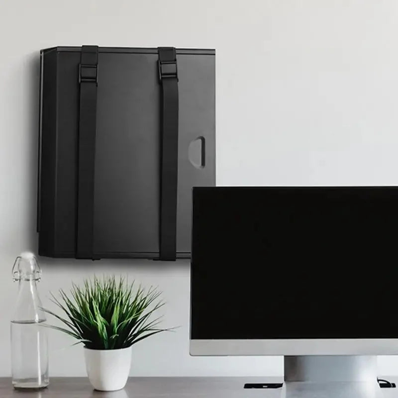 Adjustable Under-Desk CPU Case Holder Stand