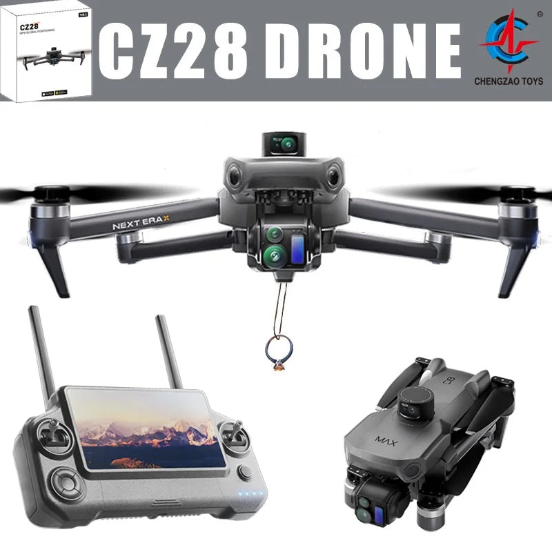P7 Max Drone with 3-Axis Brushless Gimbal