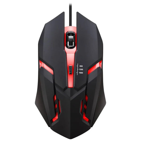2025 Ergonomic Gaming Mouse – USB Backlit