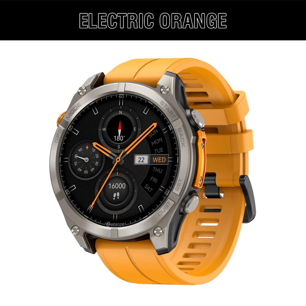 Zeblaze Stratos 4 – 2025 GPS Smartwatch 1.43" AMOLED