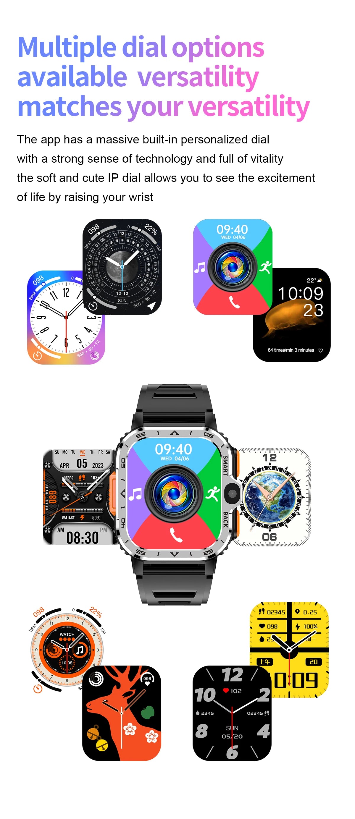 Valdus PGD Android Smartwatch – GPS, Dual Camera & NFC