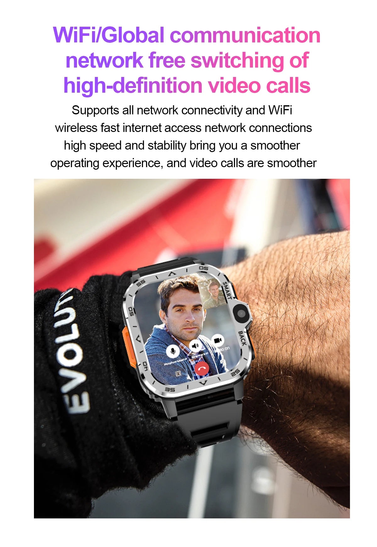 Valdus PGD Android Smartwatch – GPS, Dual Camera & NFC
