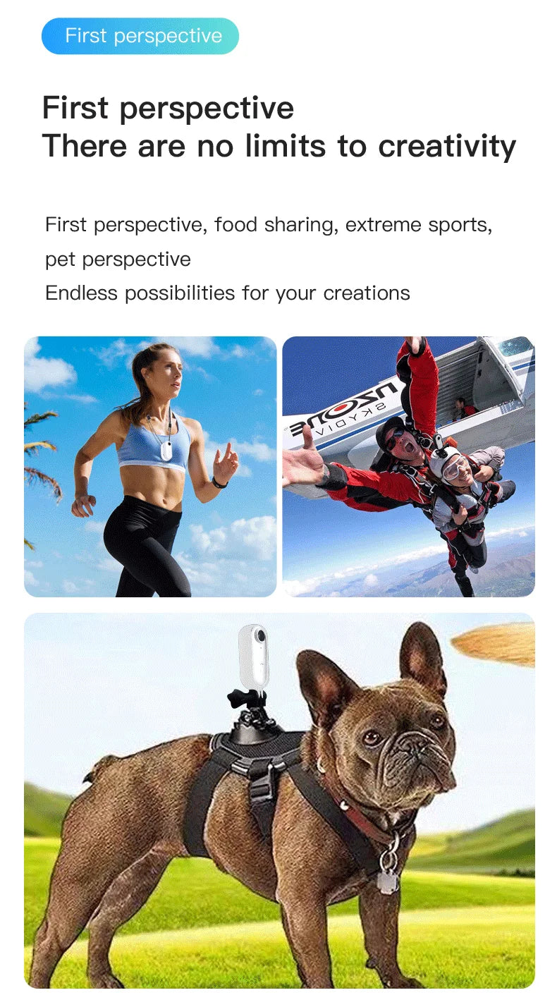 4K Outdoor Sports Action Camera – Helmet & Bike Mountable