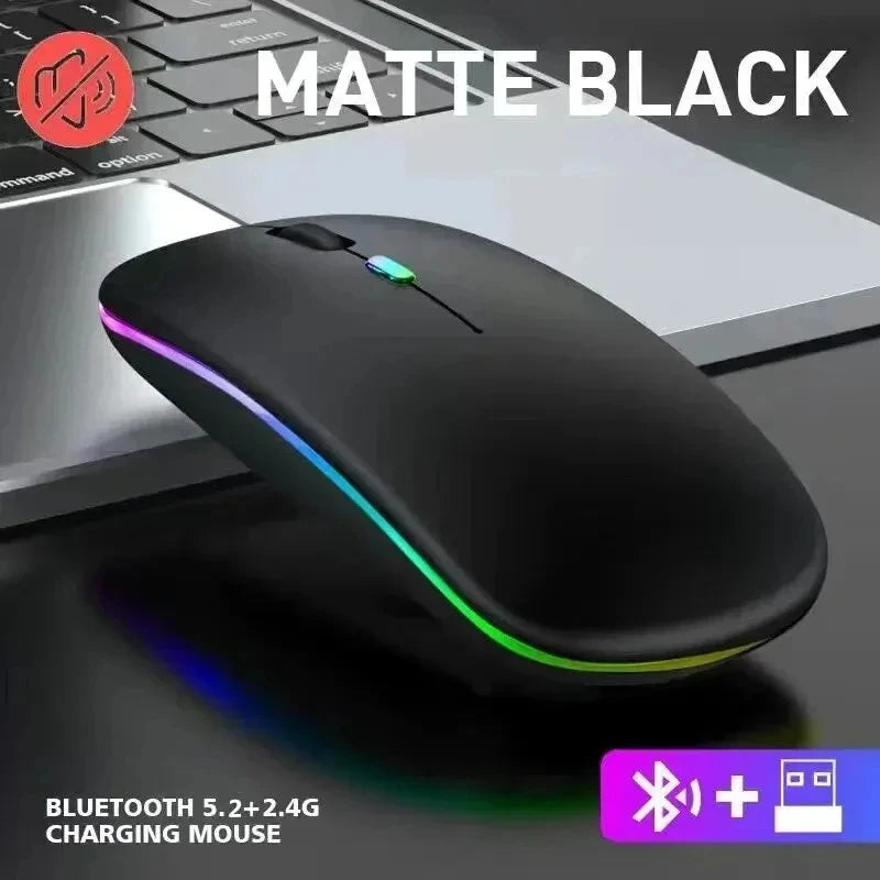 Wireless Rechargeable LED Backlit Mouse