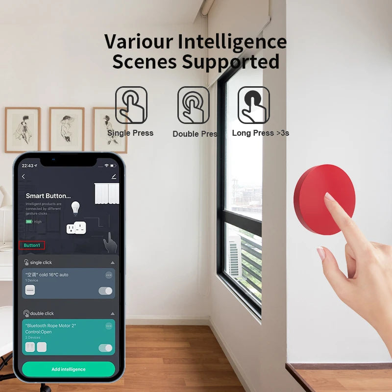Tuya Zigbee Wireless Smart Button Switch