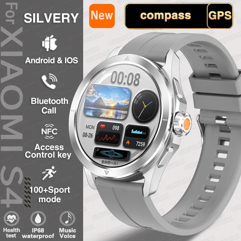 Xiaomi S4 Ultra Smartwatch – HD AMOLED, GPS, Heart Rate & Bluetooth