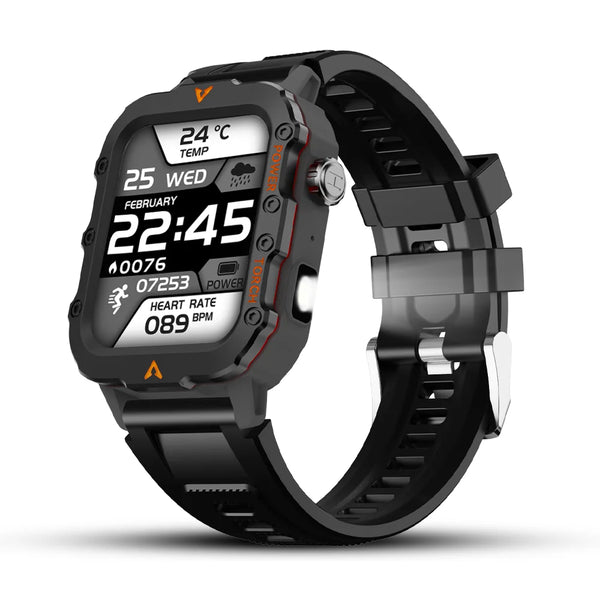 LAXASFIT Men’s Sports Smart Watch – 1.71″ LED Display