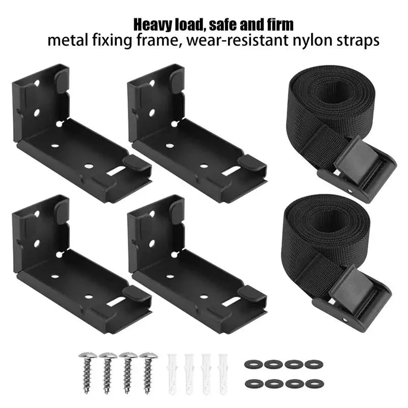 Adjustable Under-Desk CPU Case Holder Stand