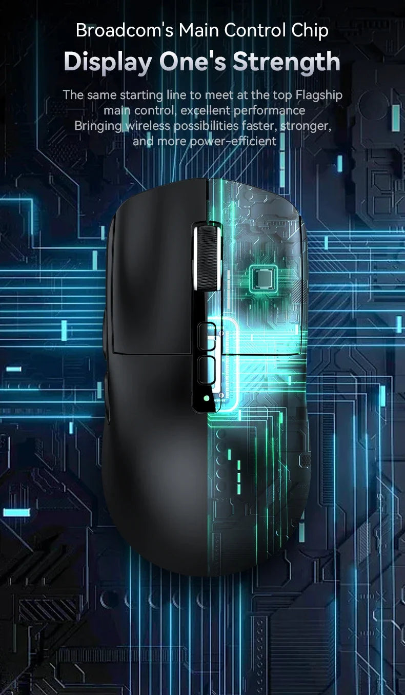 Attack Shark X6 Bluetooth Gaming Mouse – PAW3395 & Tri-Mode